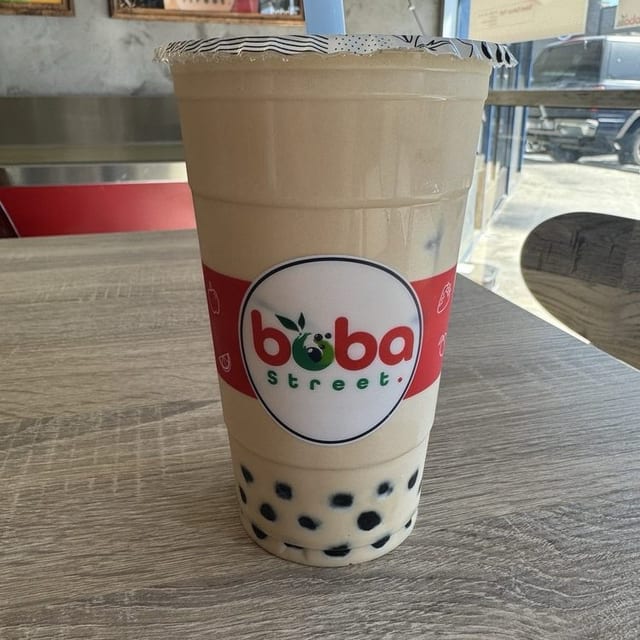 Almond Milk Tea.