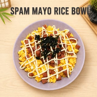 Spam Mayo Rice Bowl