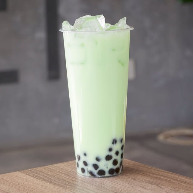 Honeydew Milk Tea.