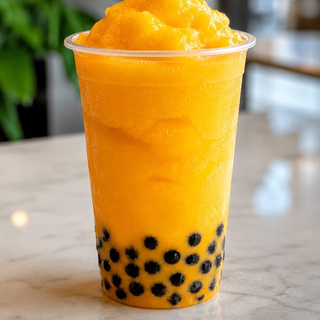 Orange Mango Slush.
