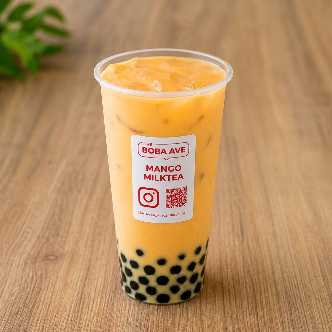 Mango Milk Tea.