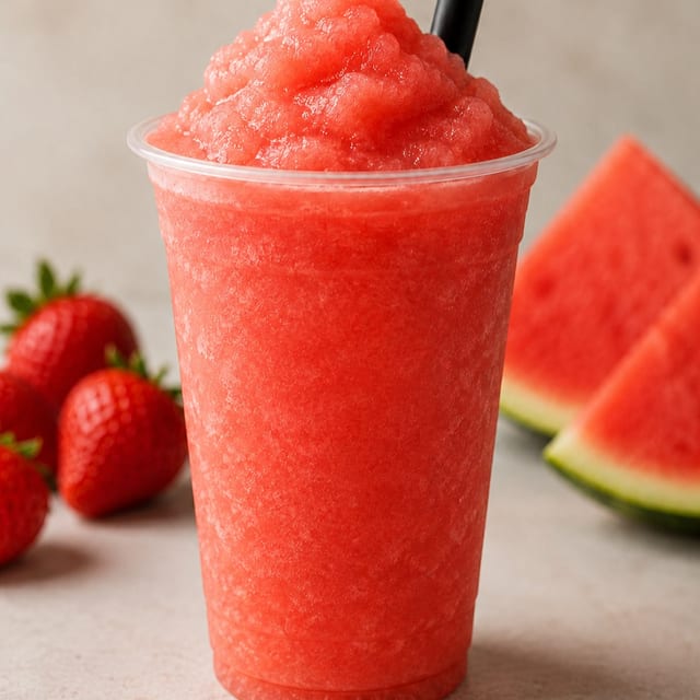 Strawberry Watermelon Slush.