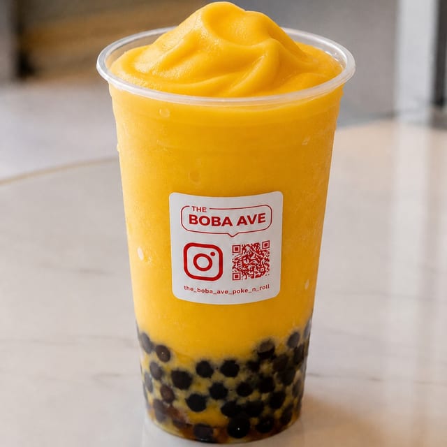 Mango Banana Smoothie.