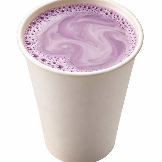 Taro Milk tea-Hot.